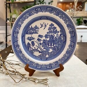Spode England Blue‎ Room Collection "Willow" 1 Piece 10" Plate Vintage